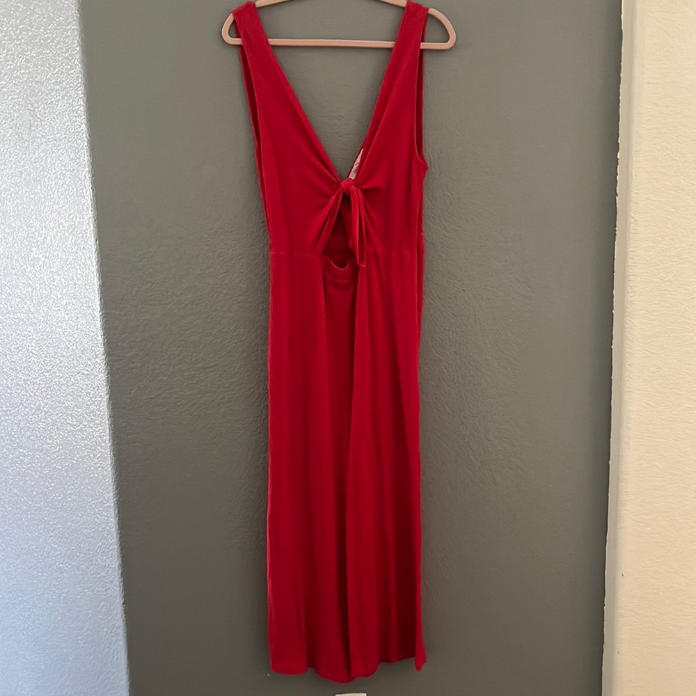Red jumpsuit